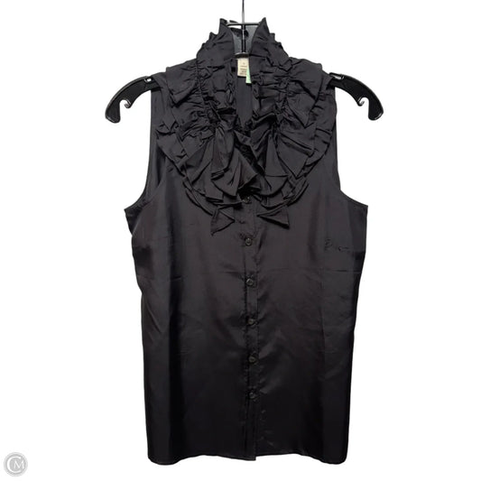 Top Sleeveless By J. Crew In Grey, Size: 4