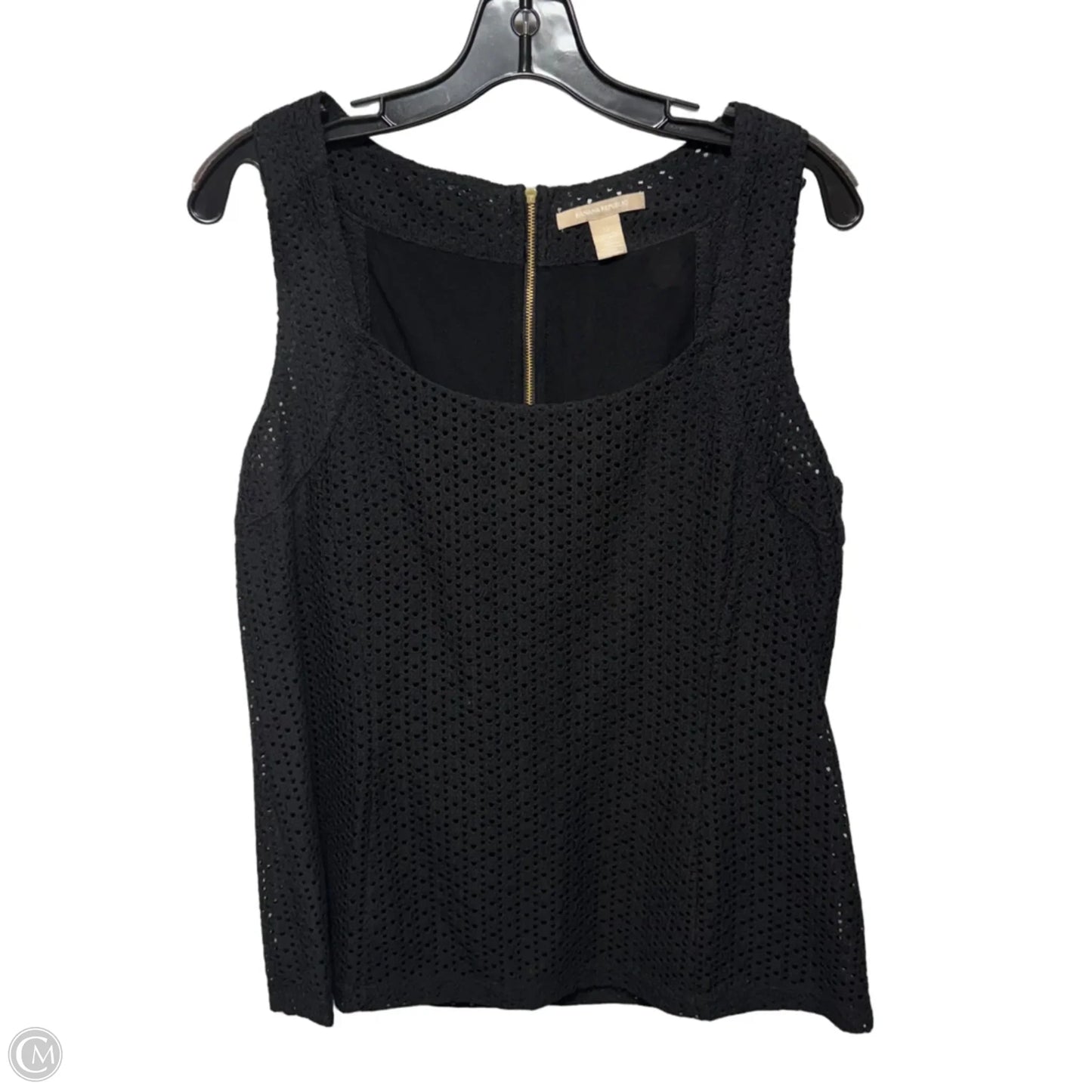 Top Sleeveless By Banana Republic In Black, Size: 12