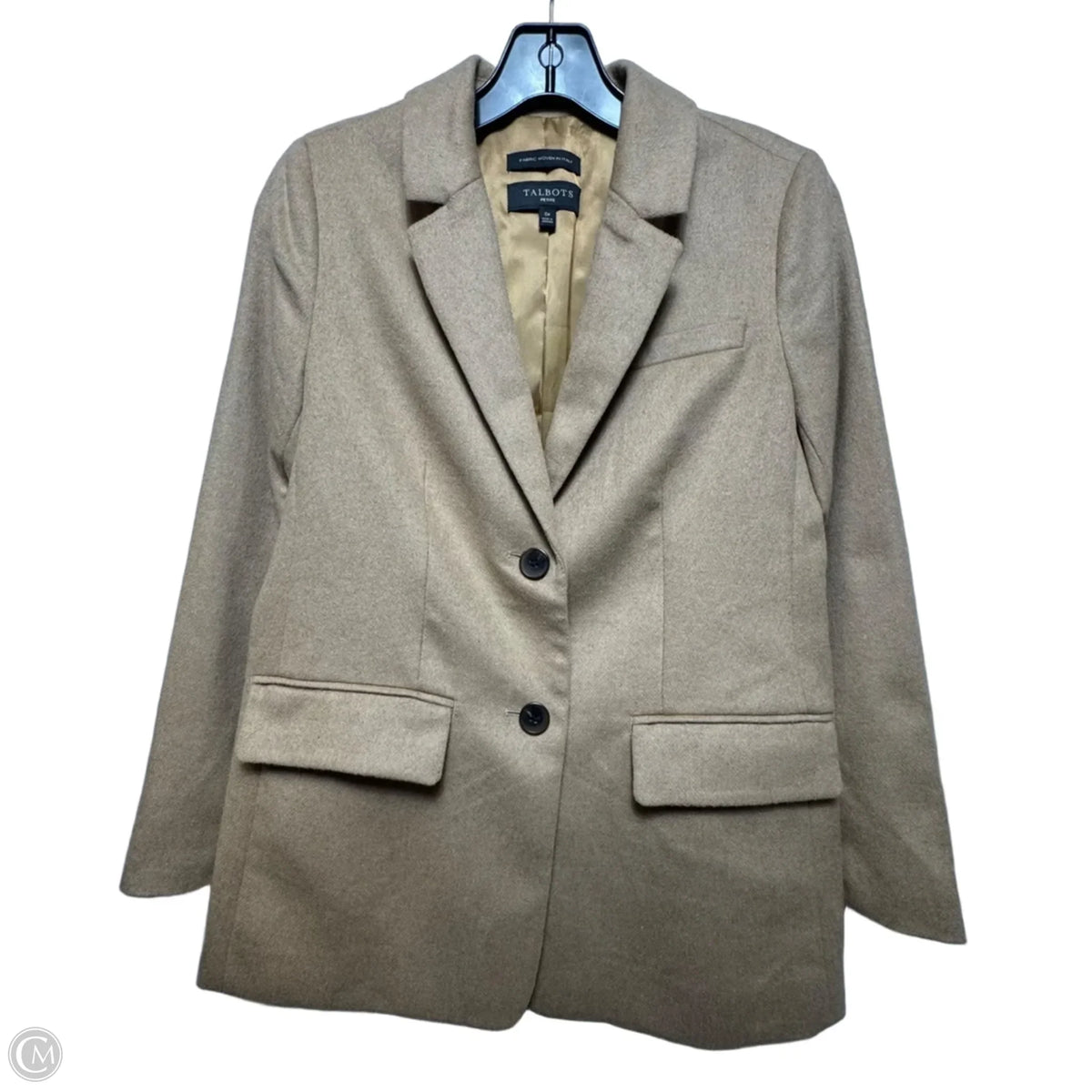 Blazer By Talbots In Tan, Size: 0p
