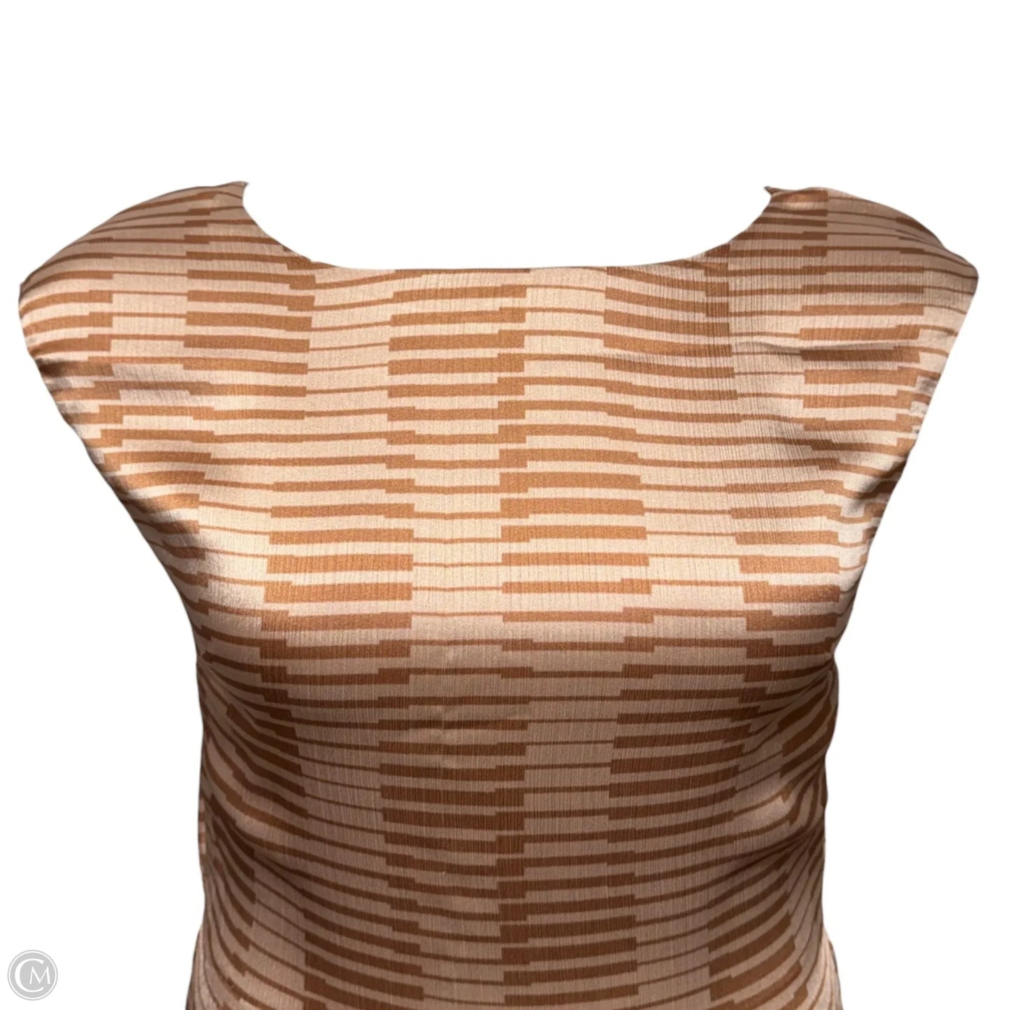 Narai Midi Dress By Mus & Bombom In Pink & Tan, Size: M
