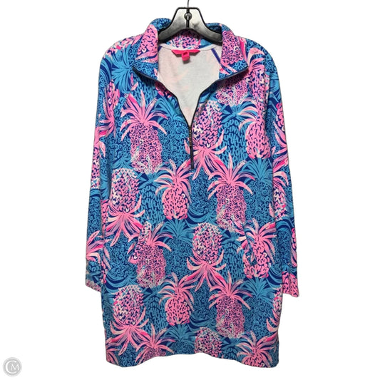 Dress Designer By Lilly Pulitzer In Blue & Pink, Size: M