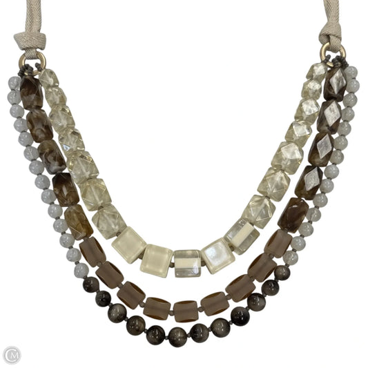 Multi-Strand Layered Beaded Necklace By Chicos