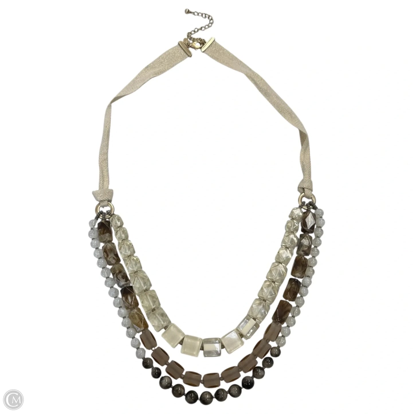 Multi-Strand Layered Beaded Necklace By Chicos