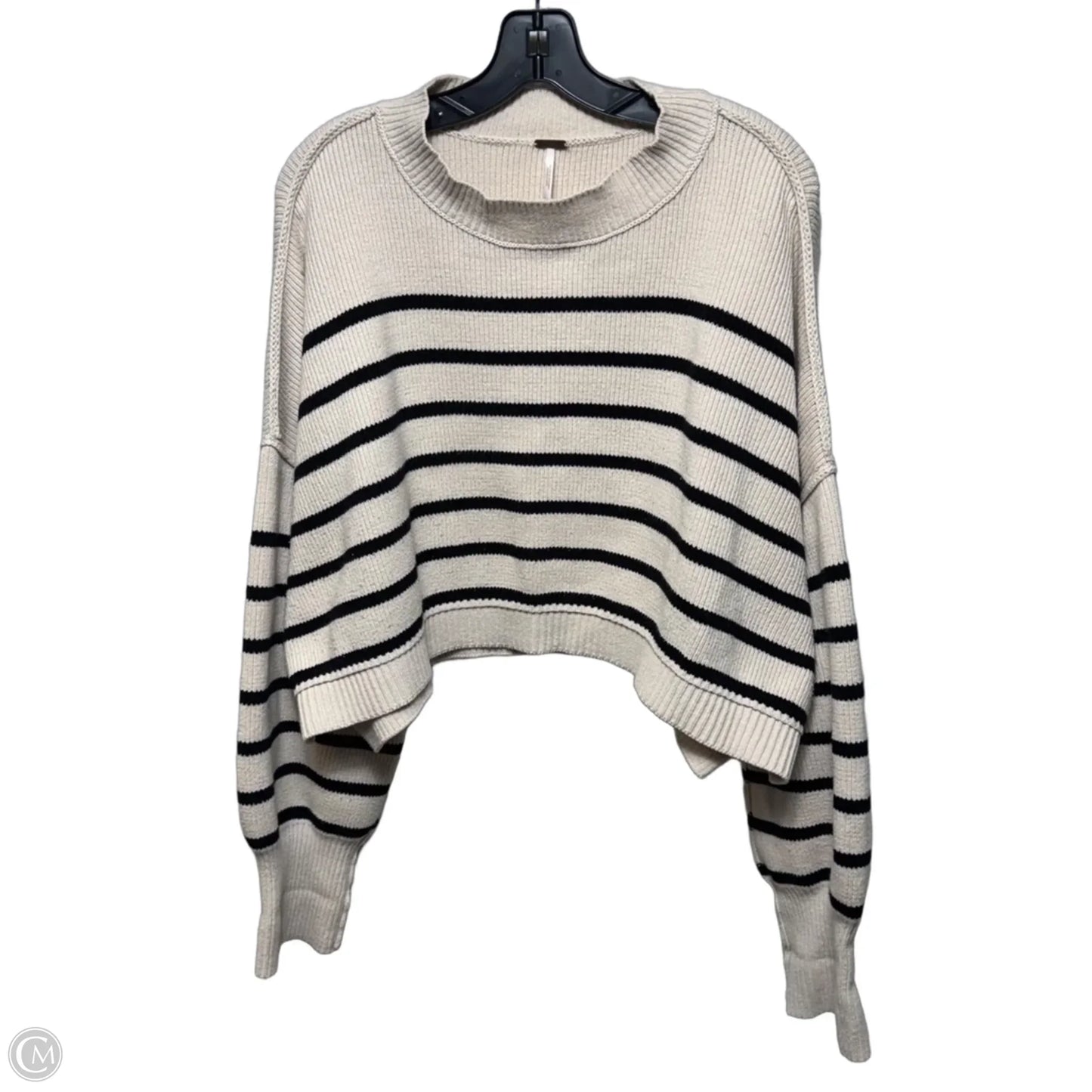 Sweater By Free People In Striped Pattern, Size: L