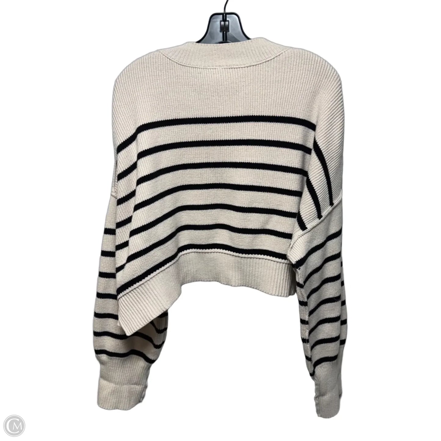 Sweater By Free People In Striped Pattern, Size: L