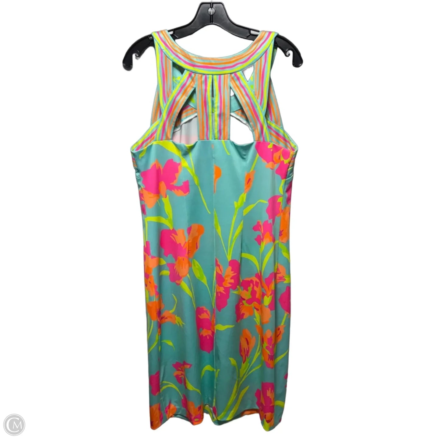 Dress Casual Midi By Gretchen Scott In Floral Print, Size: Xl