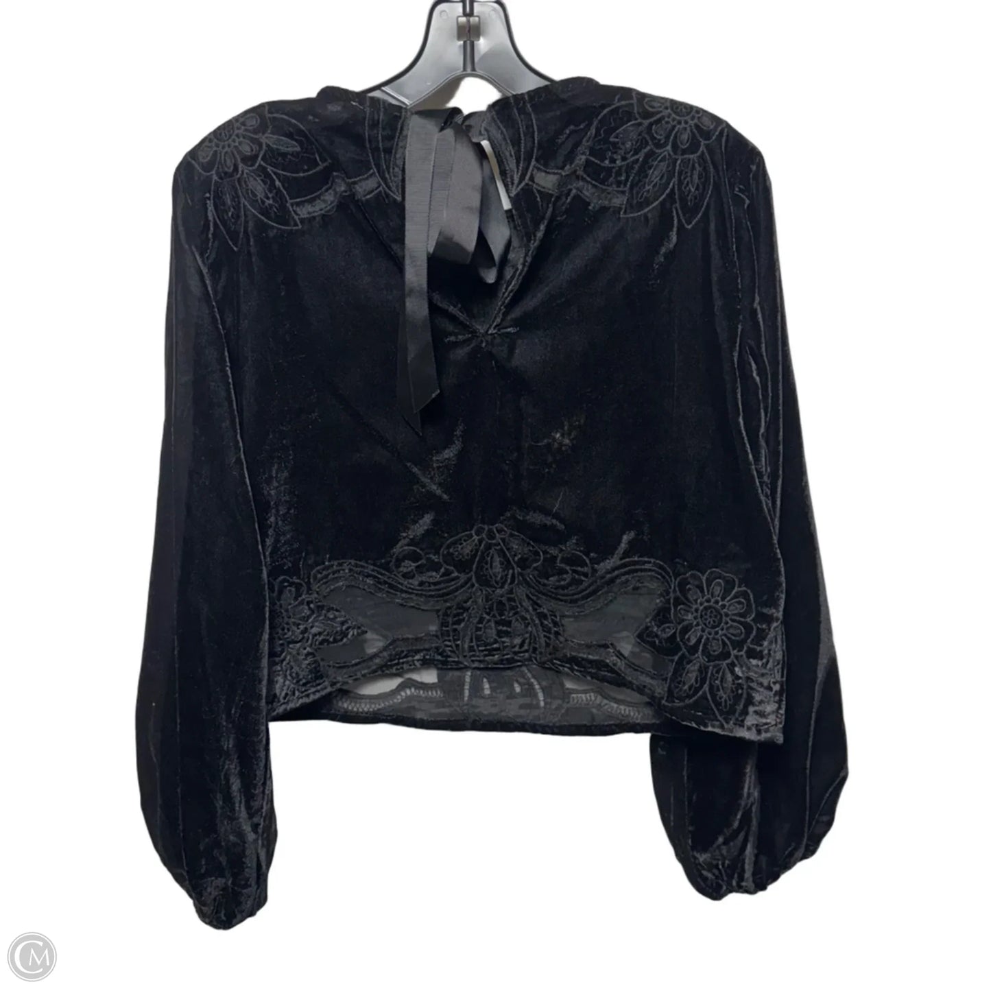 Top Long Sleeve By Anthropologie In Black, Size: Xs