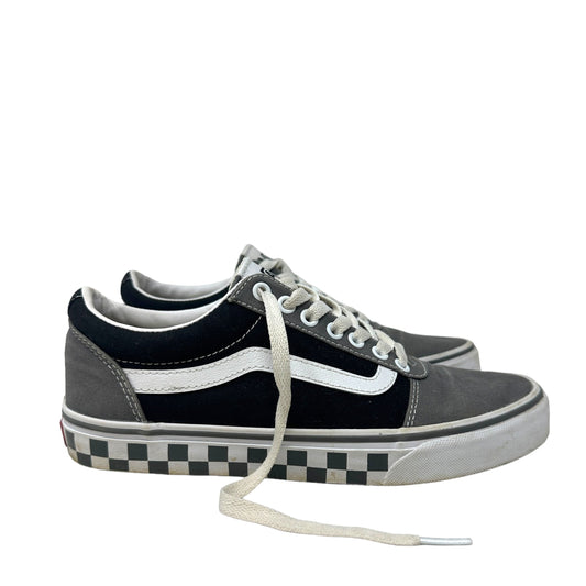 Ward Canvas Skate Sneakers-Pewter/Black By Vans  Size: 10