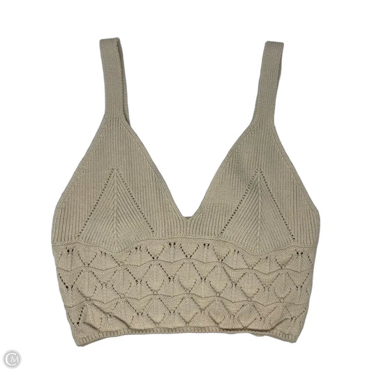 Top Sleeveless By Free People In Cream, Size: M