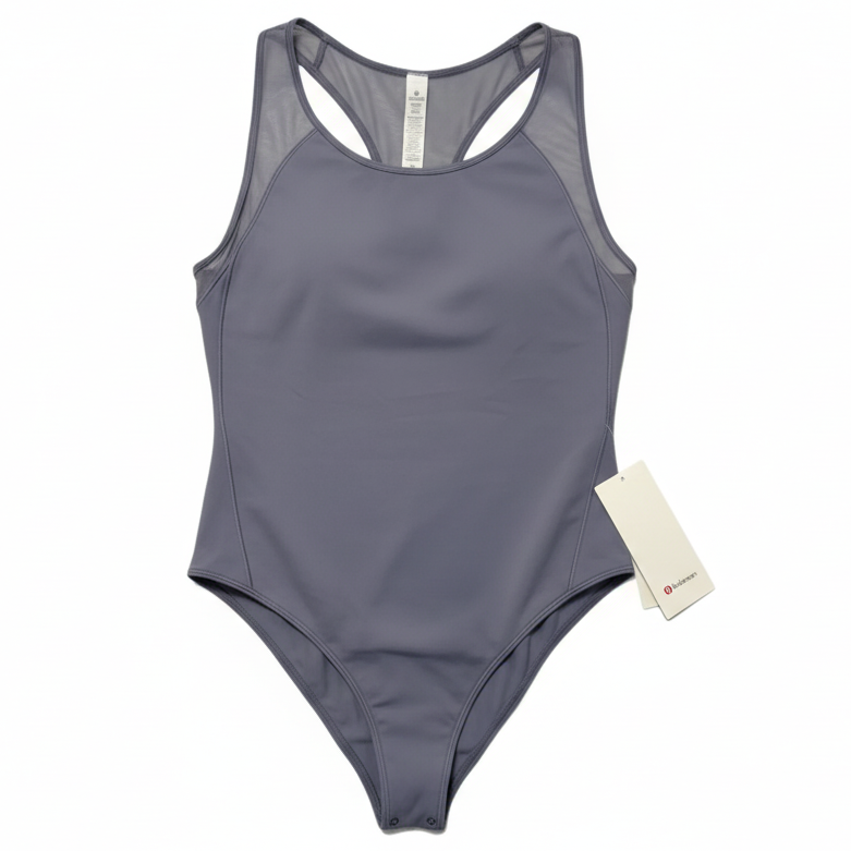 Seek the Heat Bodysuit By Lululemon In Grey, Size: 10