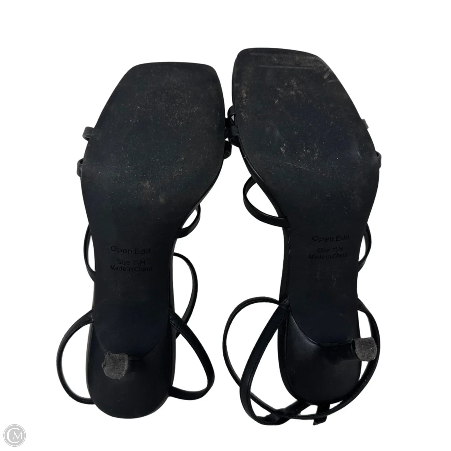 Remington Ankle Strap Sandals By Open Edit In Black, Size: 7.5