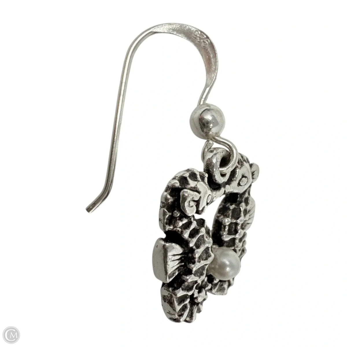 Sterling Silver Seahorse Dangle Earrings