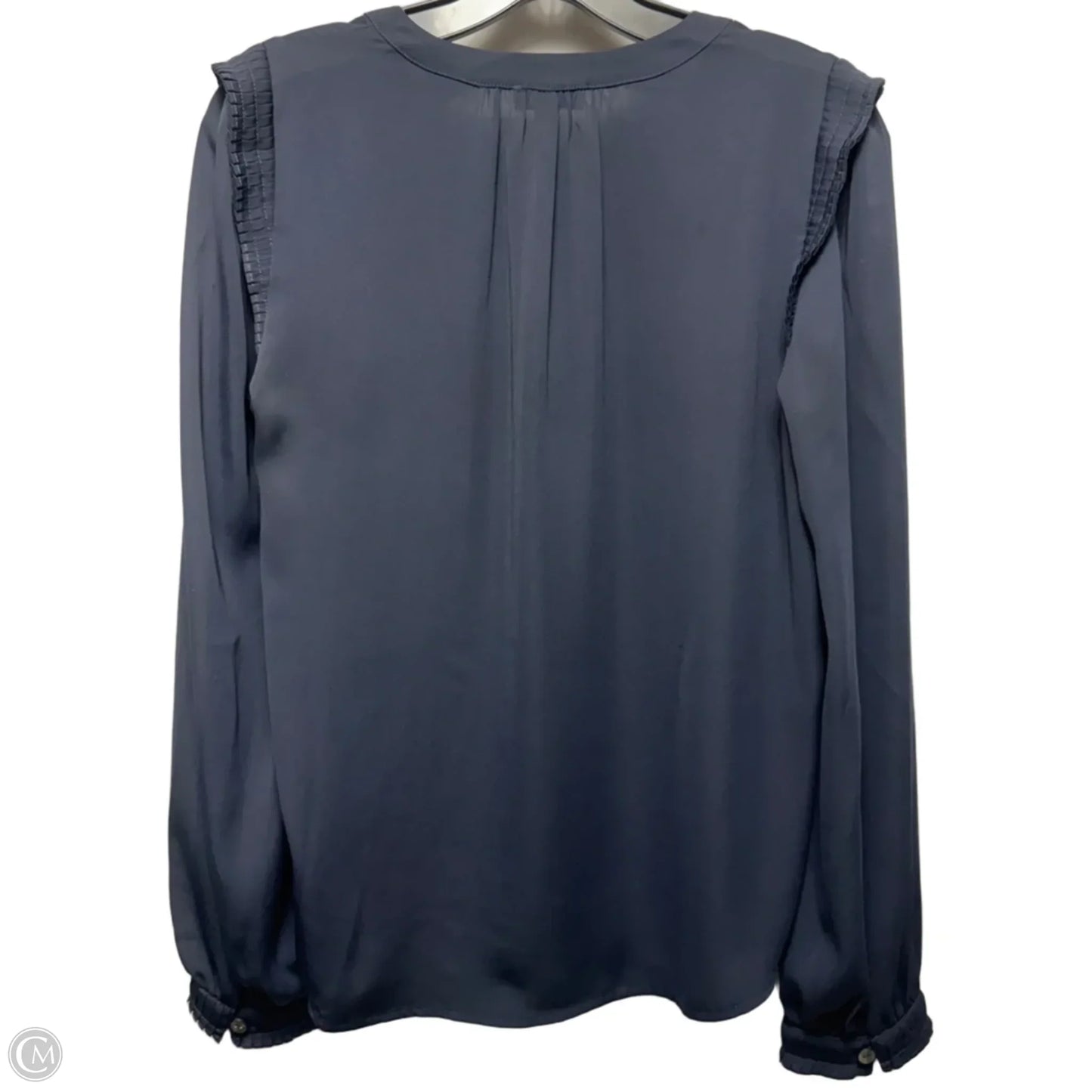 Blouse Long Sleeve By Current Air In Navy, Size: Xs