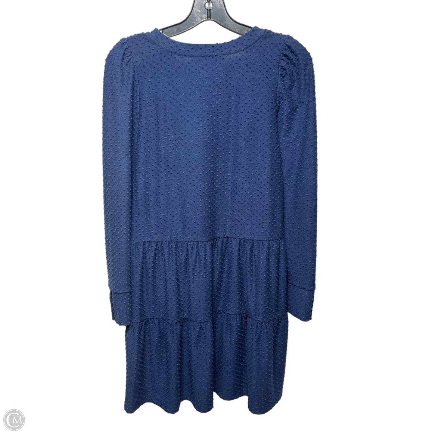 Arlette Long Sleeve Swing Dress Designer By Lilly Pulitzer In High Tide Navy, Size: XS
