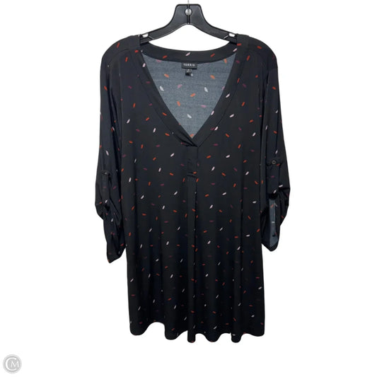 Top 3/4 Sleeve By Torrid In Multi-colored, Size: 4x