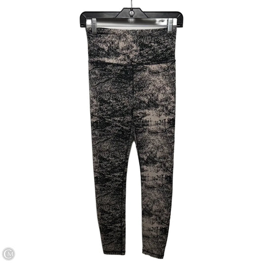 Athletic Leggings By Athleta In Black & Tan, Size: Xs