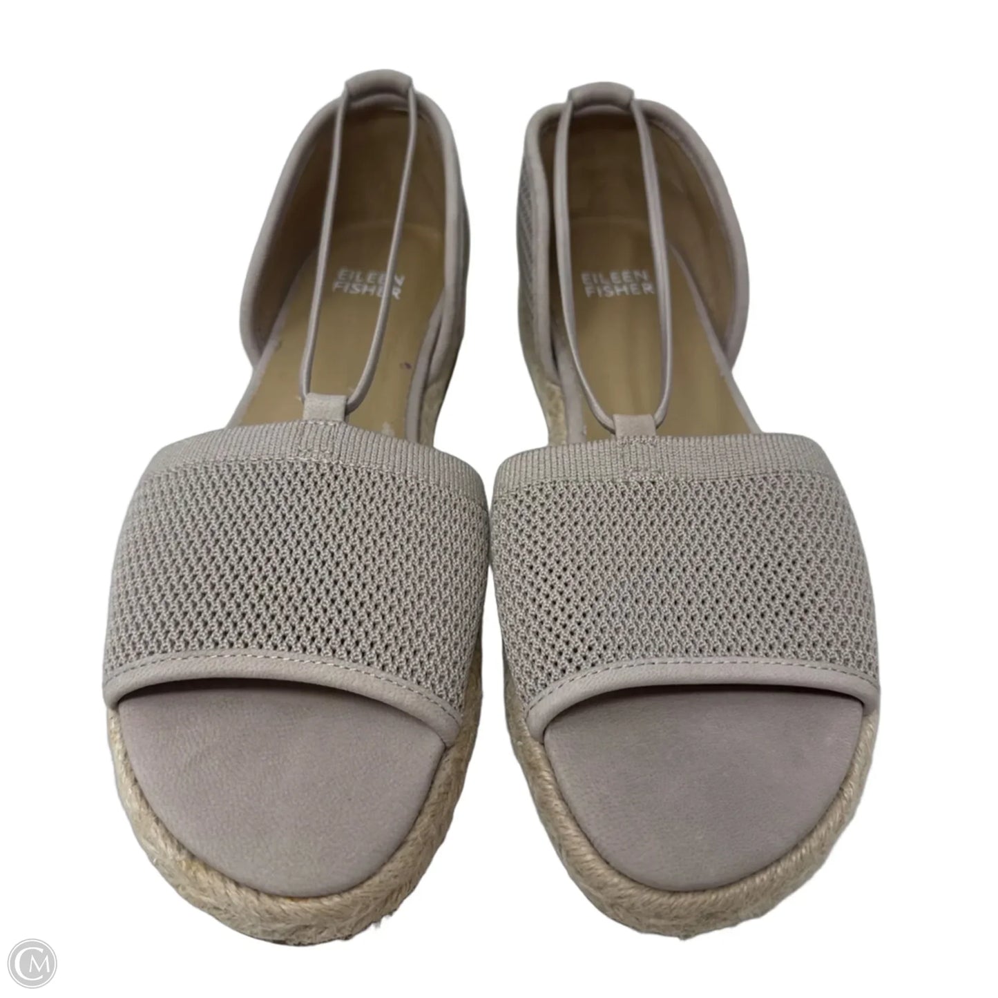 Mews Mesh Slip On Shoes Flats By Eileen Fisher In Tan, Size: 7.5