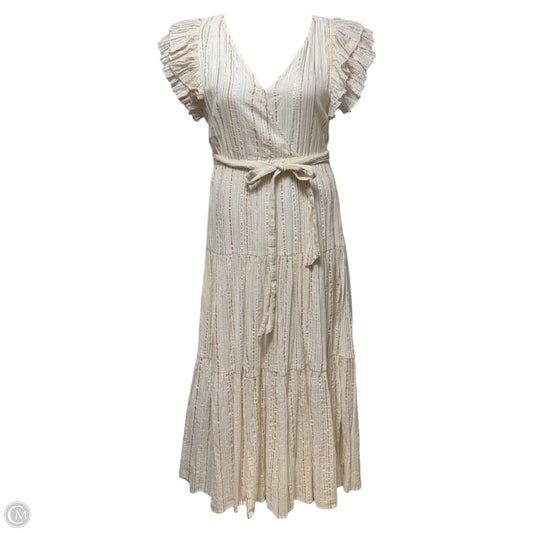 Rhiannon Shimmer Stripe Maxi Dress By ASTR The Label In Striped Pattern, Size: M