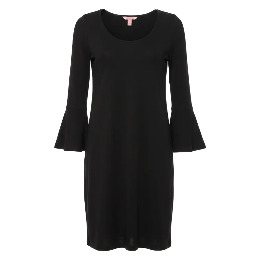 Ophelia Swing Dress Designer By Lilly Pulitzer In Black, Size: S