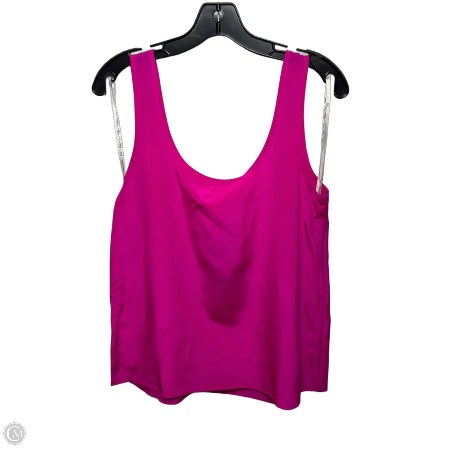 Cosmos Silk Top Sleeveless Designer By Lilly Pulitzer In Magenta, Size: S