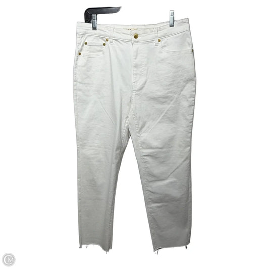 Jeans Straight By Oat In Cream, Size: 10