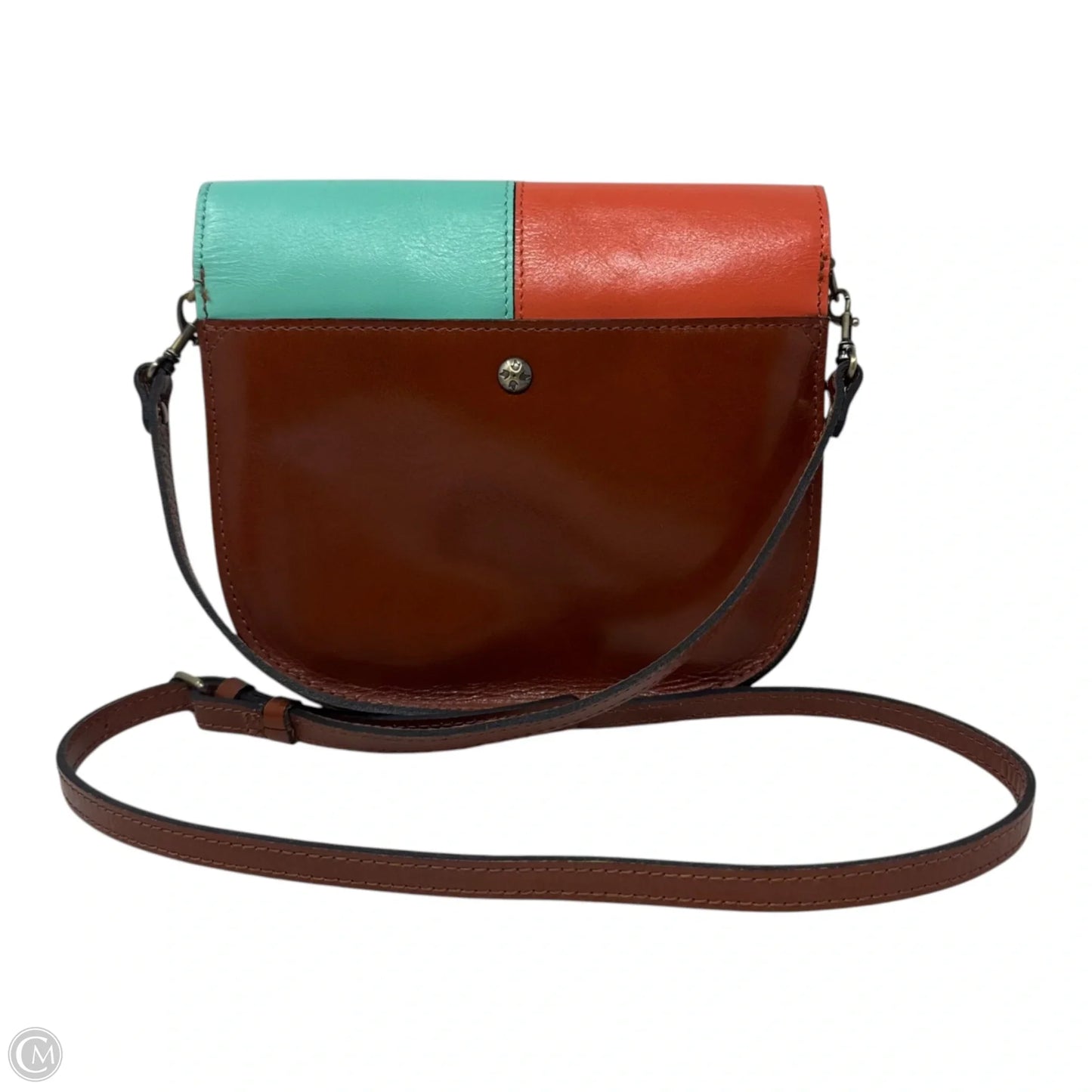 Bettina Saddle Crossbody Designer By Patricia Nash, Size: Medium