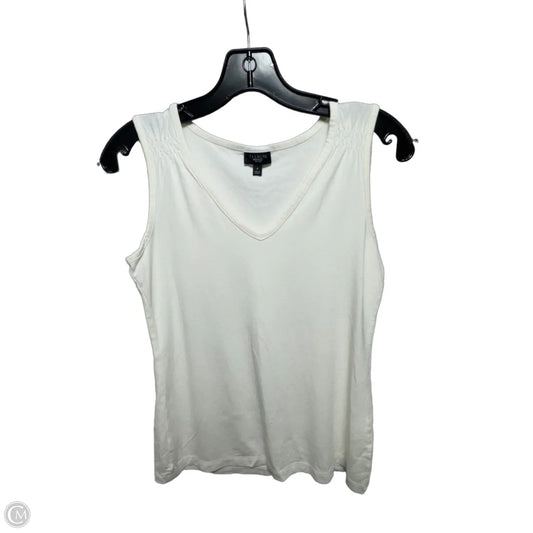 Top Sleeveless Basic By Talbots In Cream, Size: SP