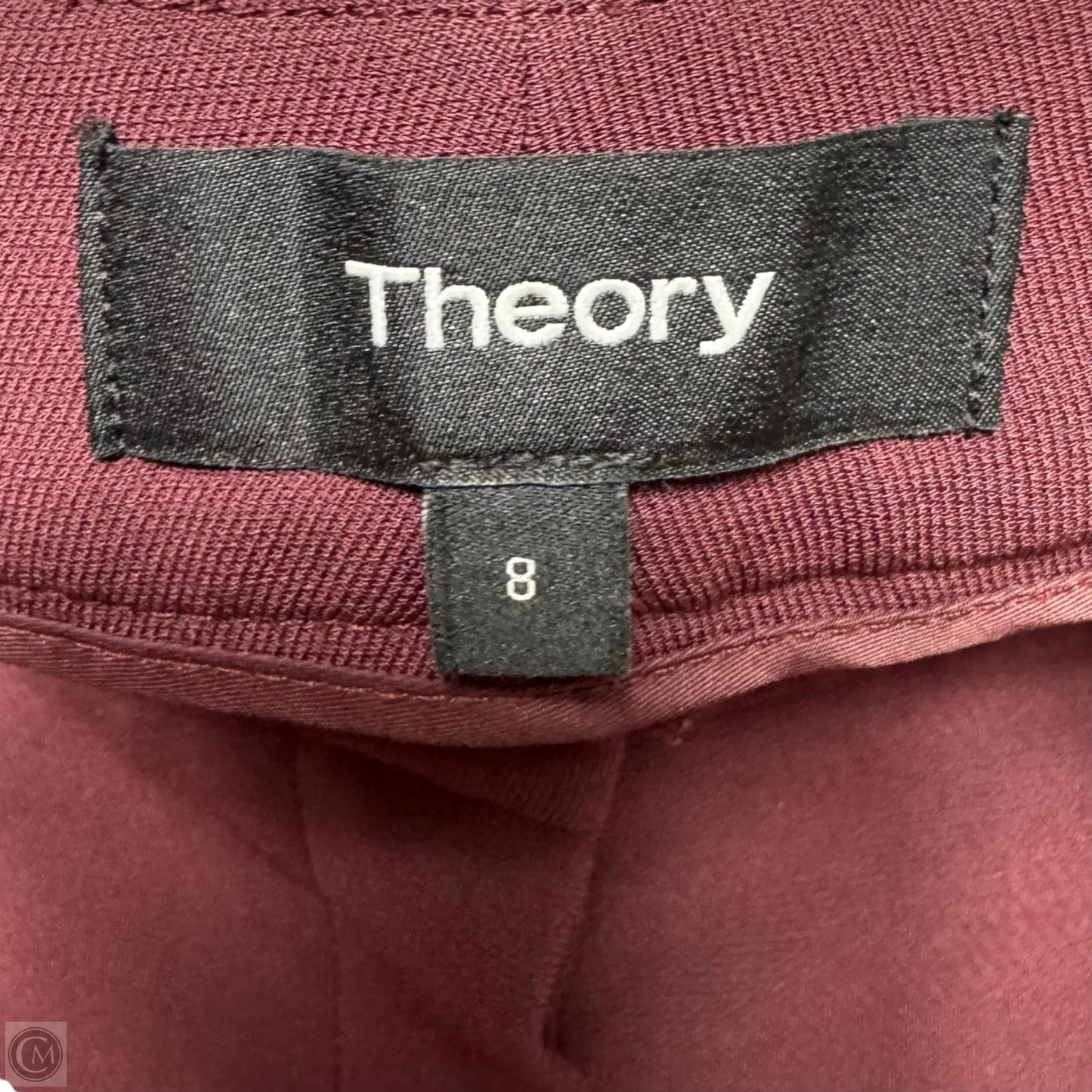 Pants Dress By Theory In Maroon, Size: 8