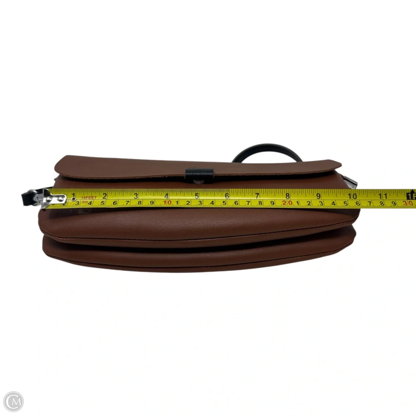 Crossbody Leather Unbranded, Size: Medium