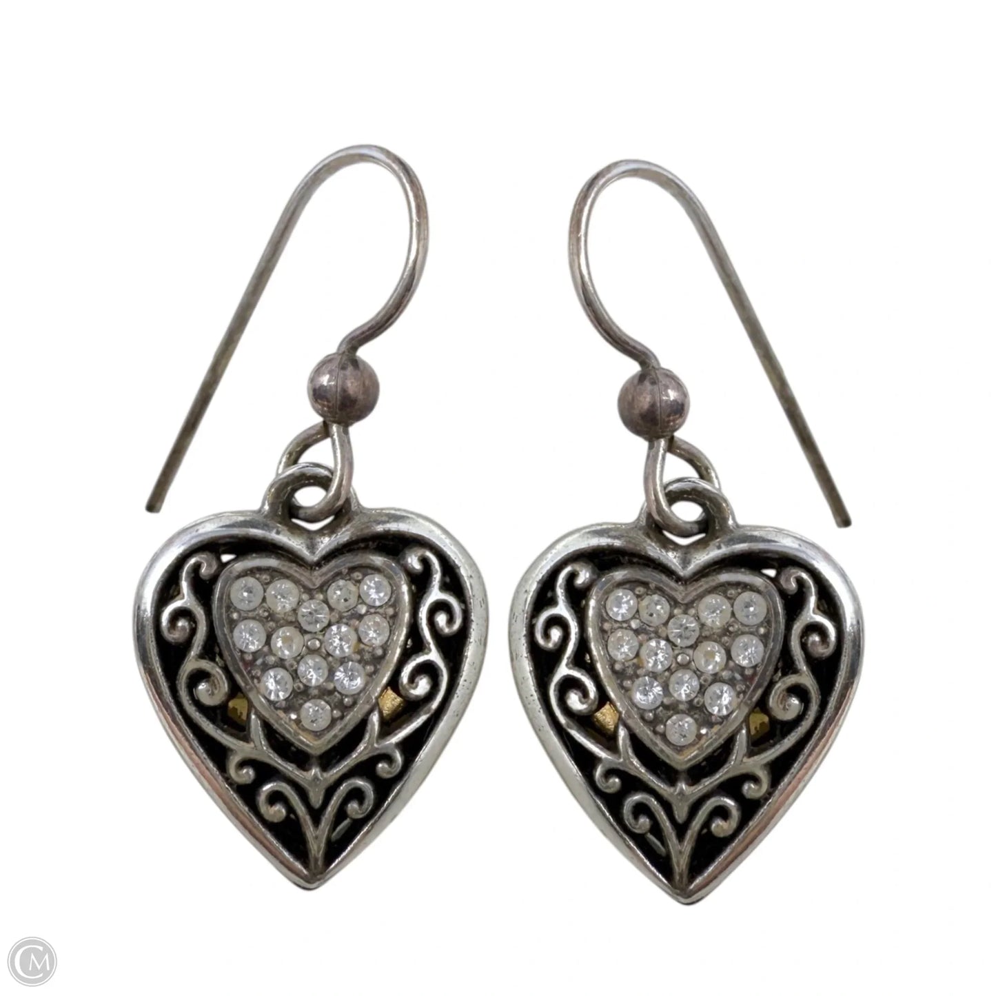 Reno Heart French Wire Earrings By Brighton