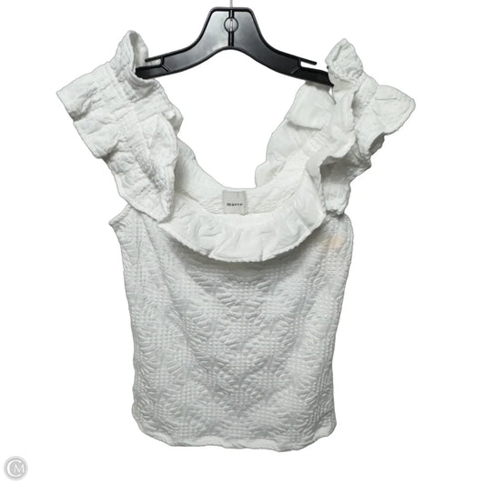 Top Sleeveless By Maeve In White, Size: L