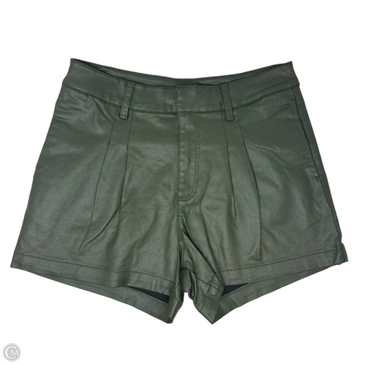 Willa Coated Pleat Shorts By Kut In Green, Size: 10