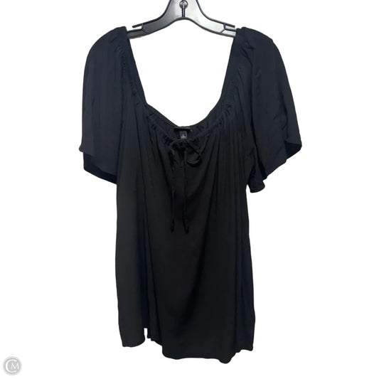 Top Short Sleeve By Torrid In Black, Size: 2x