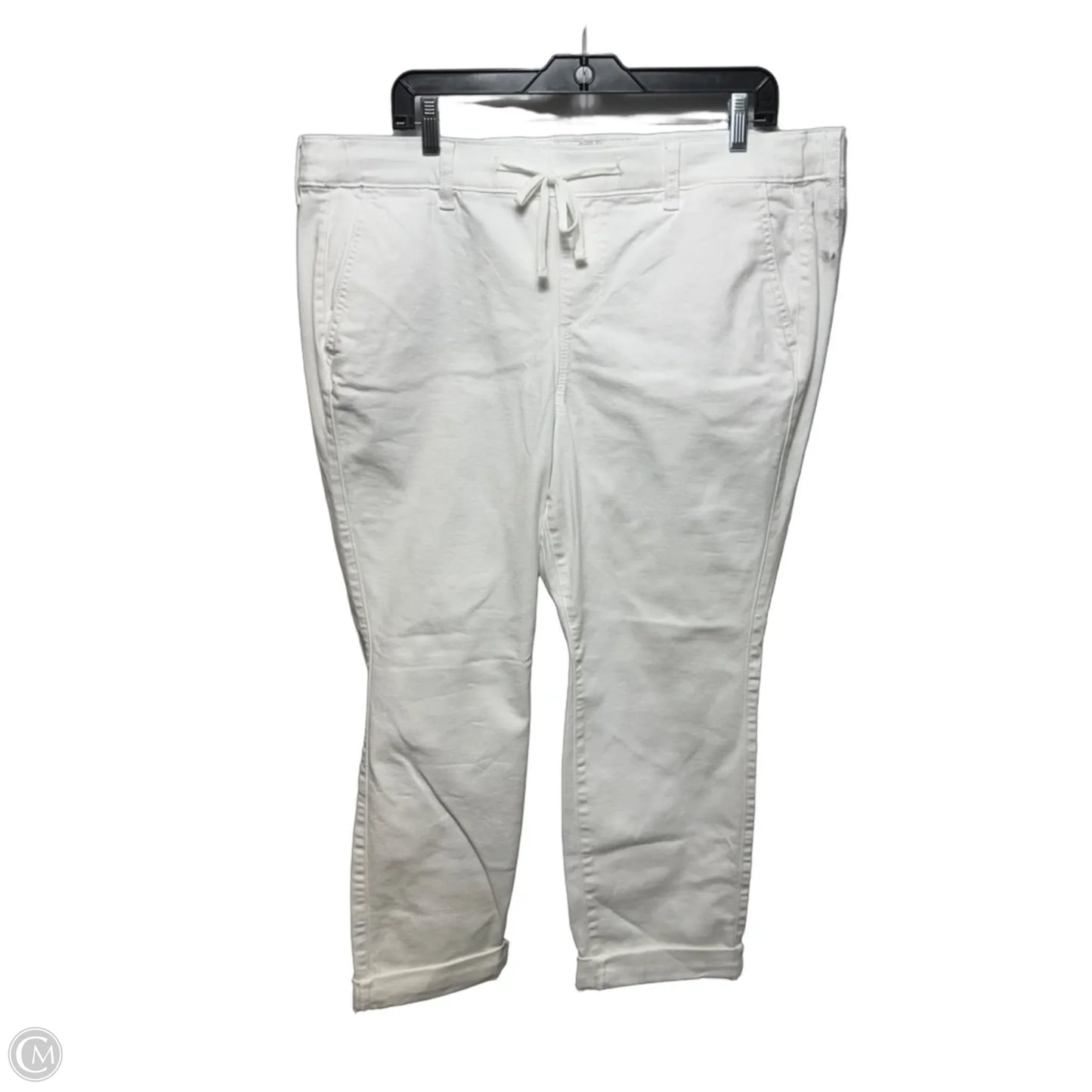 Jeans Boyfriend By Torrid In White Denim, Size: 2x