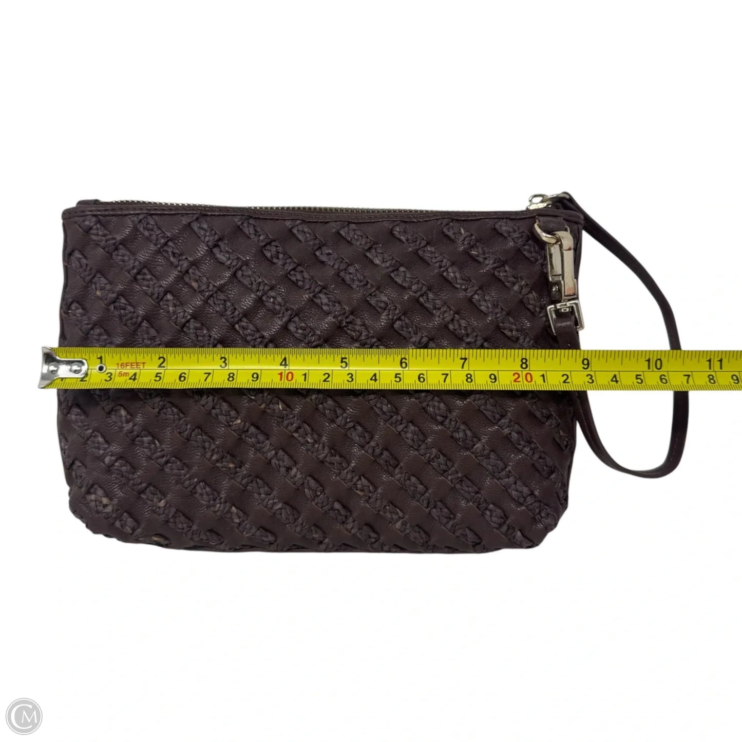 Woven Wristlet Leather By Helen Kaminksi, Size: Medium
