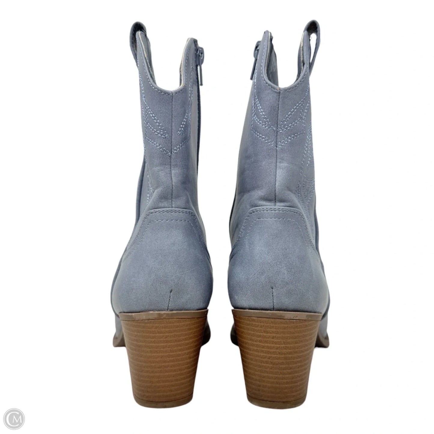 Taps Western Booties By Sugar In Blue, Size: 9.5