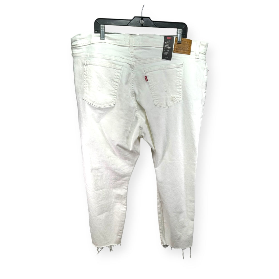 White Jeans Skinny Levis, Size 22