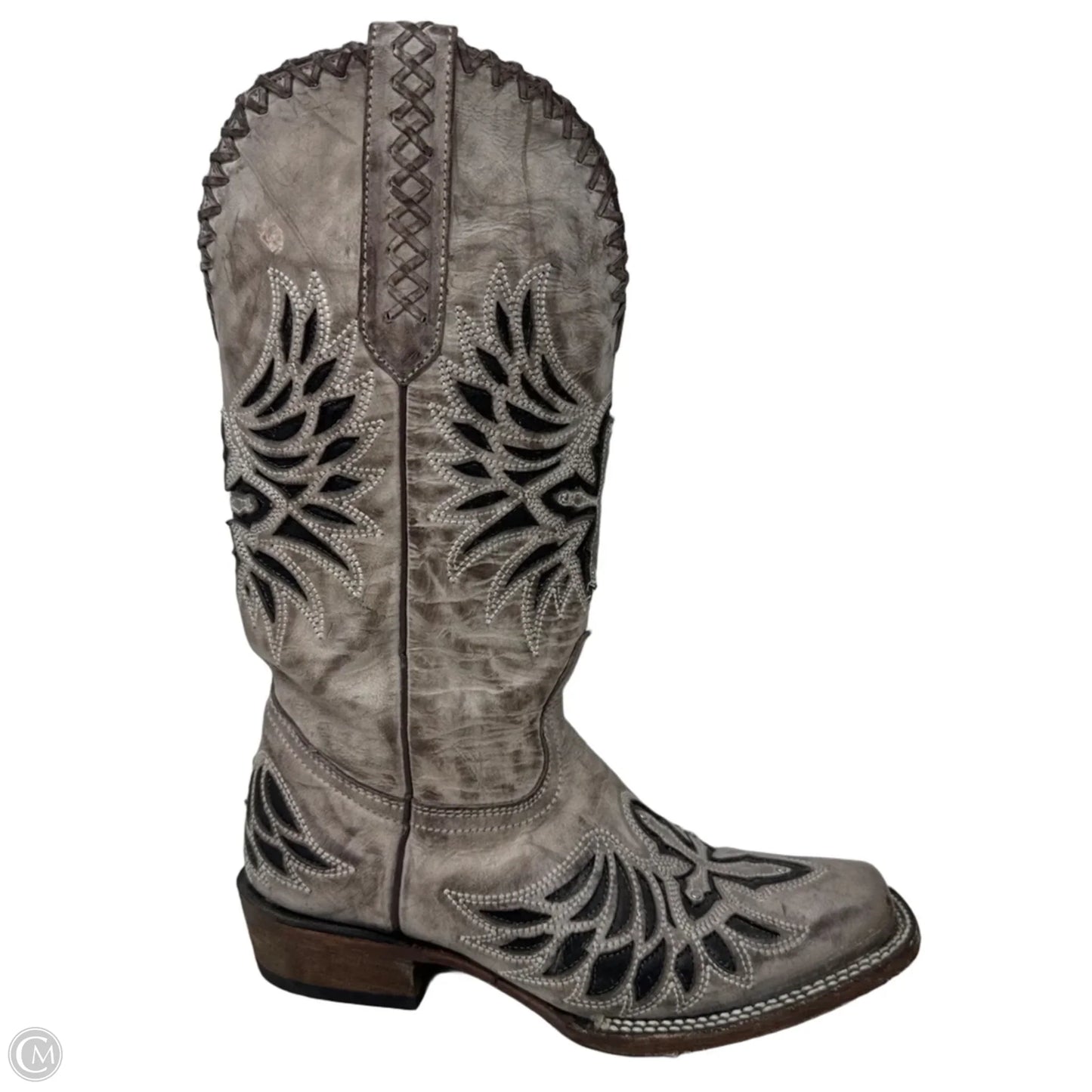 Buttercup Western Boots By J B Dillon In Taupe, Size: 7.5