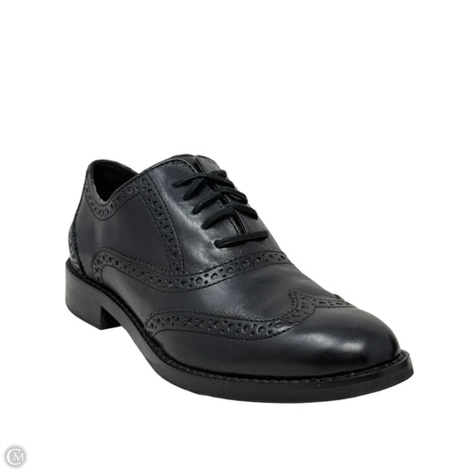 Grammercy Leather Cap Toe Oxford’s By Cole-haan In Black, Size: 5
