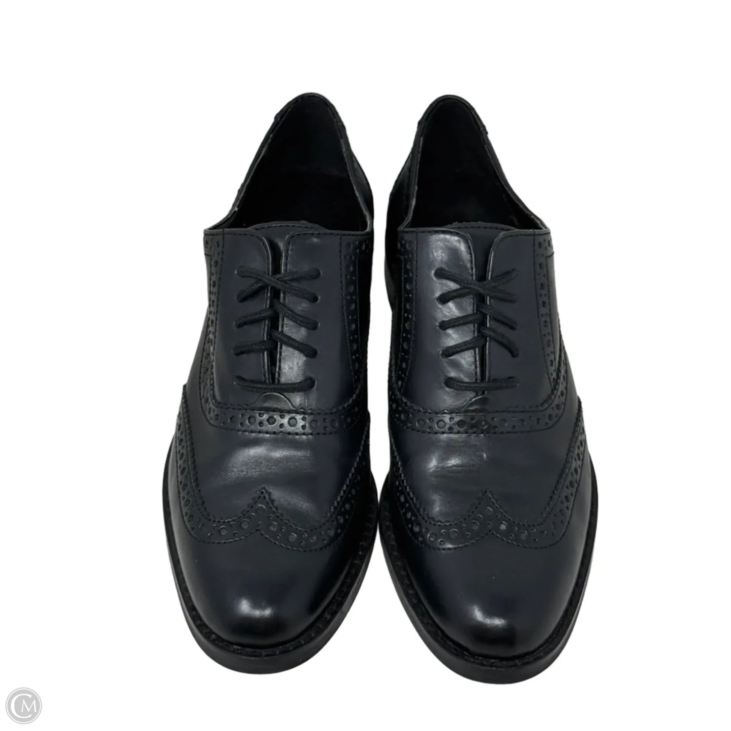 Grammercy Leather Cap Toe Oxford’s By Cole-haan In Black, Size: 5
