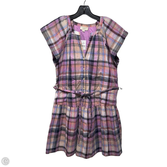 Dress Casual Short By Loft In Plaid Pattern, Size: Xs
