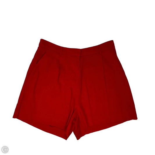 Linen Blend Shorts By Antonio Melani In Red, Size: 8