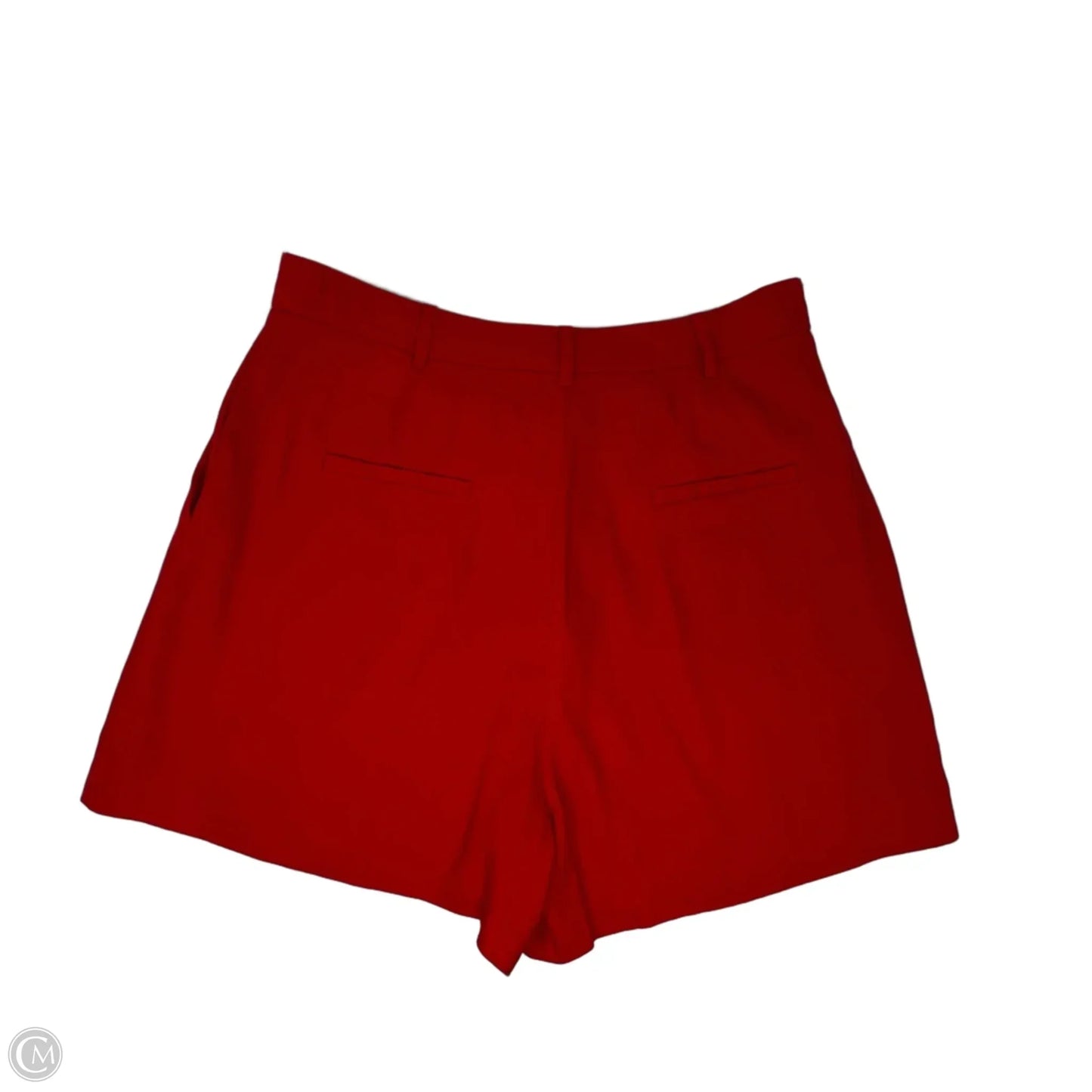 Linen Blend Shorts By Antonio Melani In Red, Size: 8
