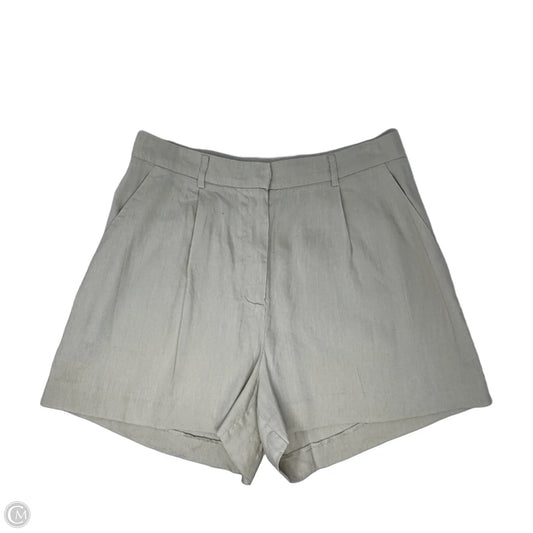 Linen Blend Shorts By Antonio Melani In Cream, Size: 10