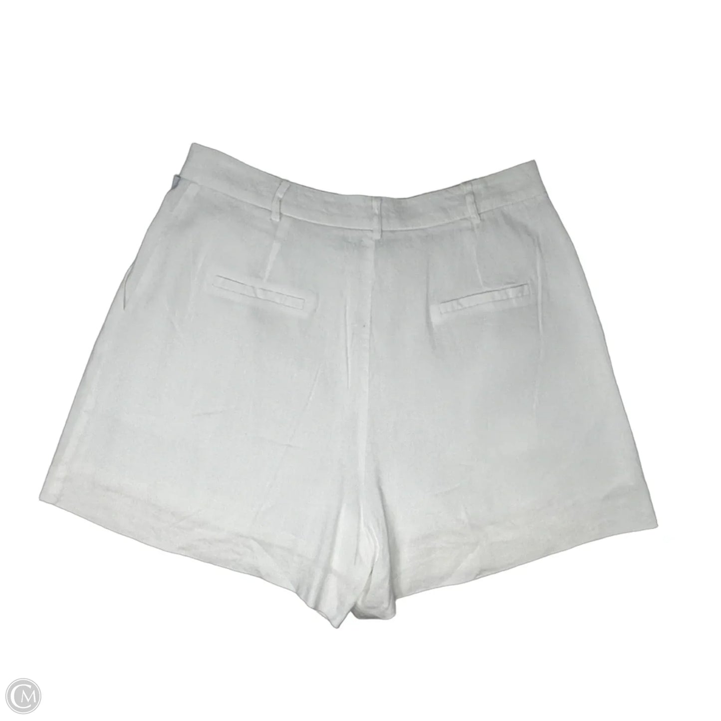 Linen Blend Shorts By Antonio Melani In White, Size: 10