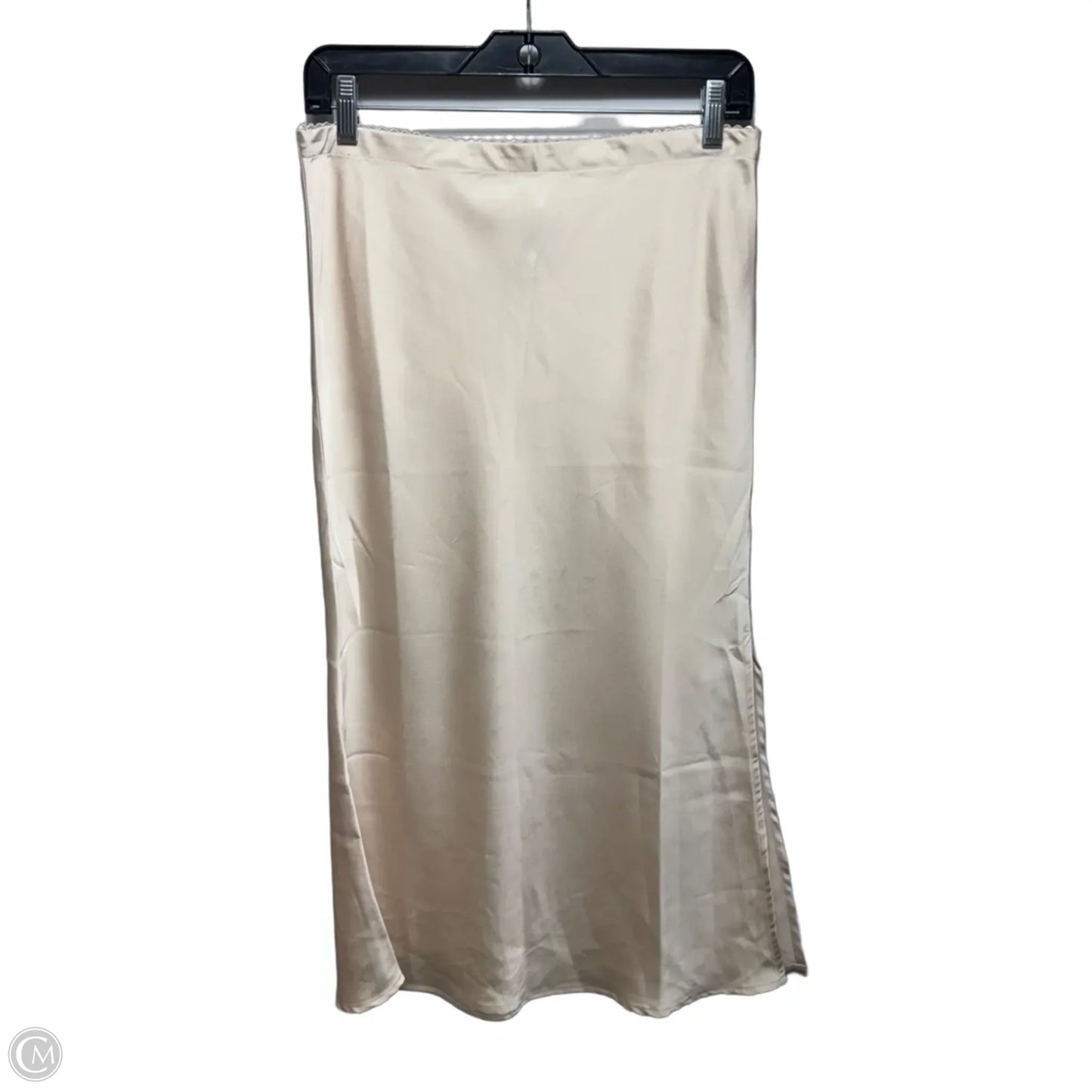 Skirt Maxi By The Workshop In Cream, Size: L