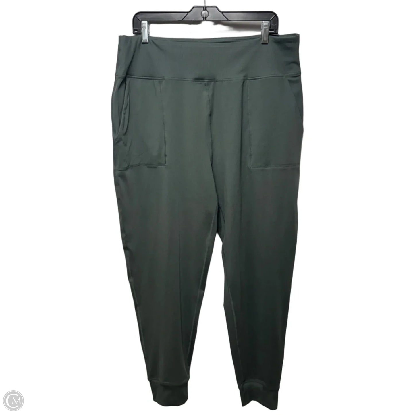 Athletic Pants By Kinesis In Green, Size: 2x