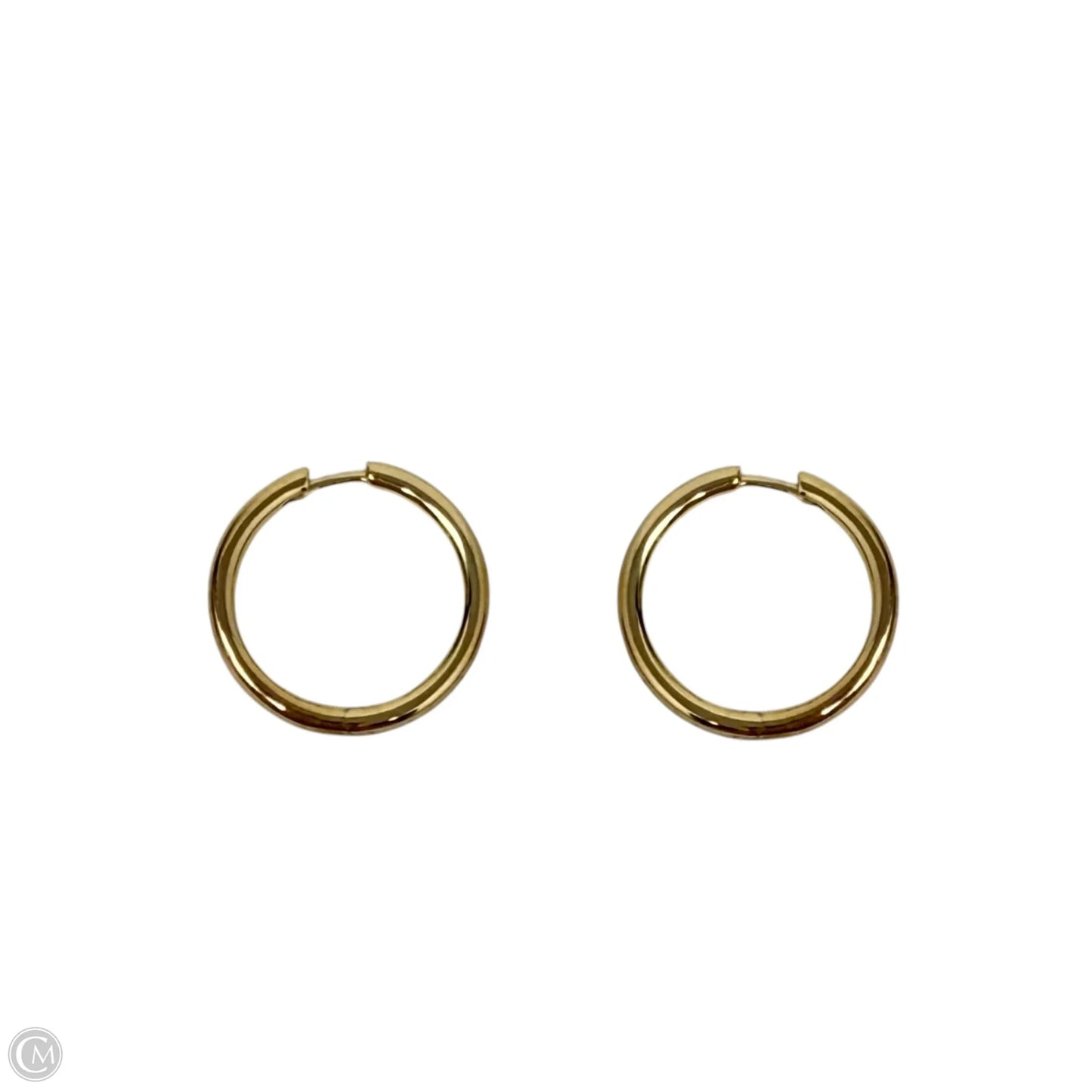 Gold Over Sterling Silver Huggie Hoop Earrings By Ralph Lauren