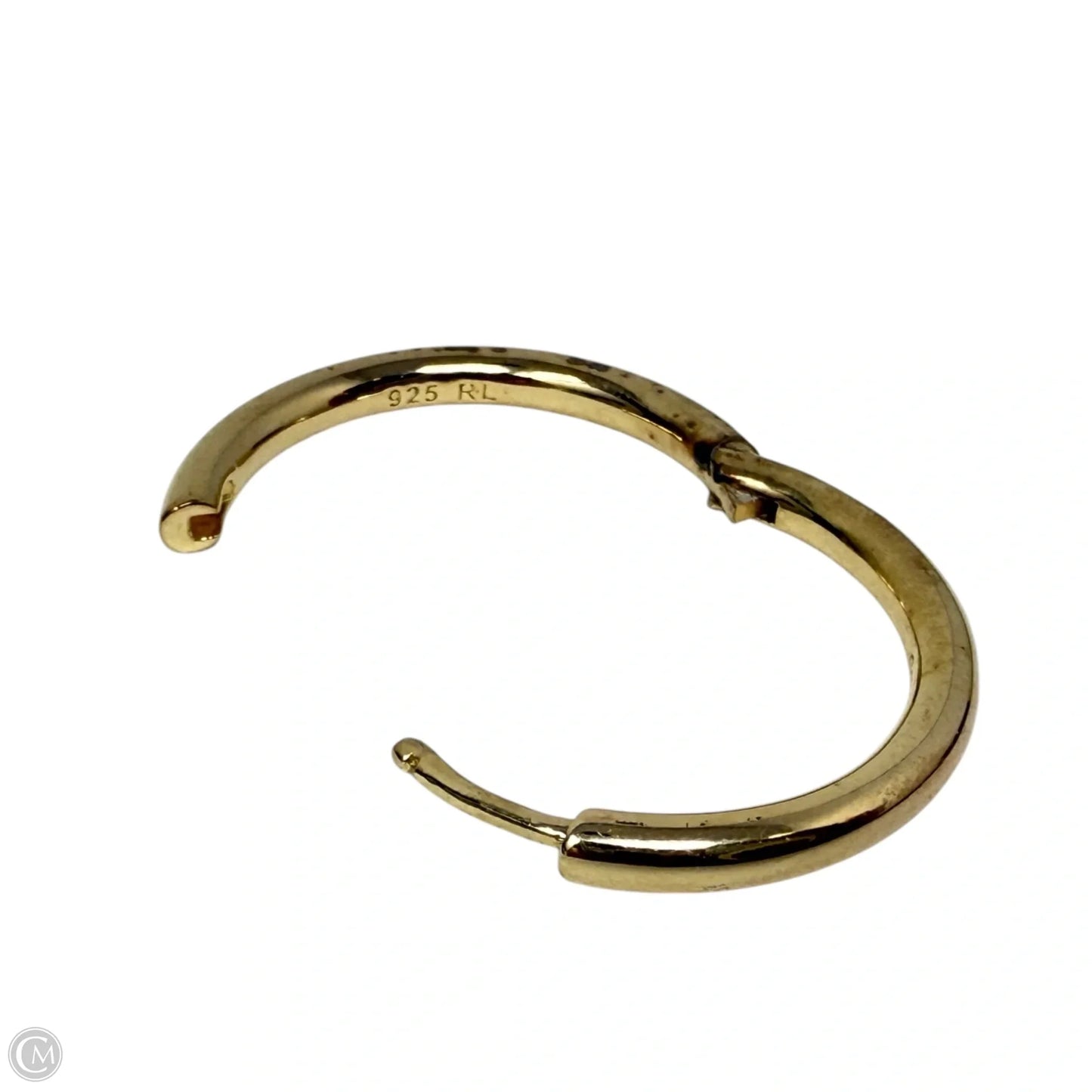 Gold Over Sterling Silver Huggie Hoop Earrings By Ralph Lauren