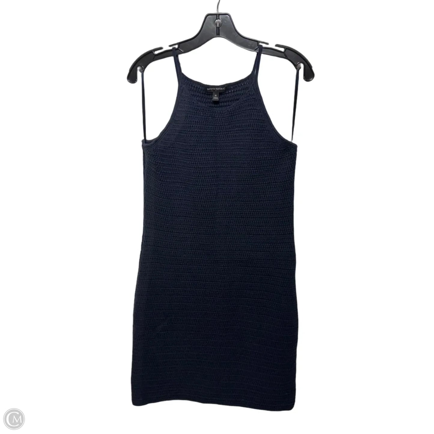 Knit Dress Casual Short By Banana Republic In Navy, Size: M